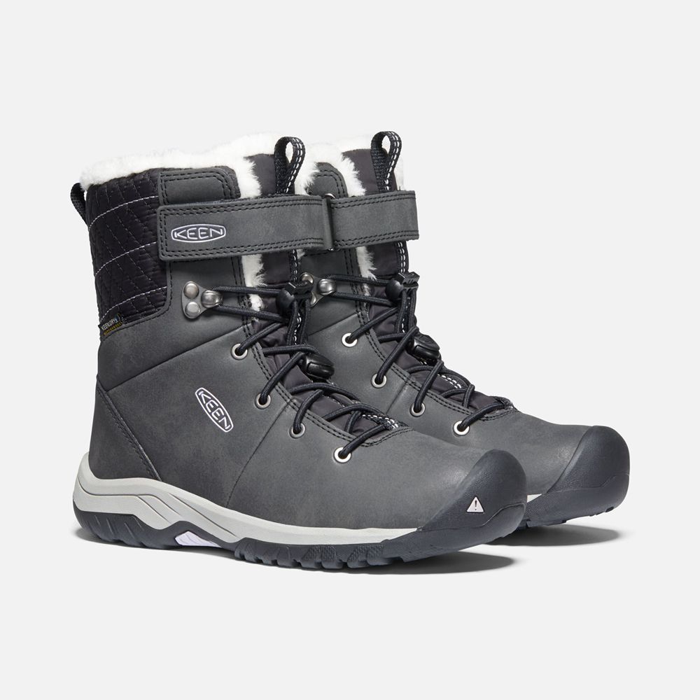 Keen Kar Botu Çocuk Koyu Gri - Hoodoo Iii Waterproof - Türkiye JEGR42097